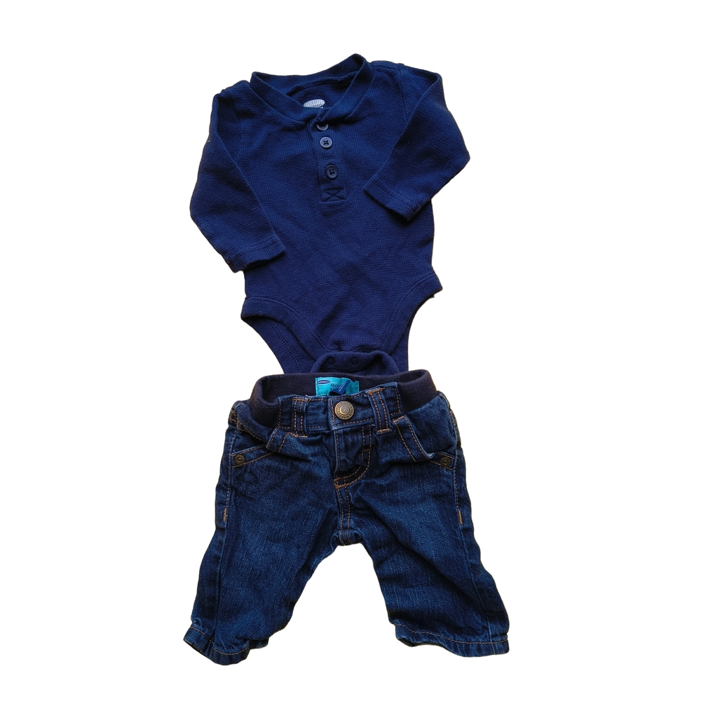 Old Navy Navy Blue Kids Matching Set